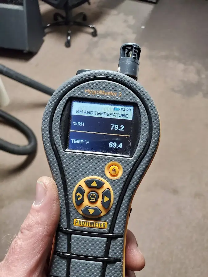 Moisture meter humidity assessment for Mold Remediation & Removal in Granby